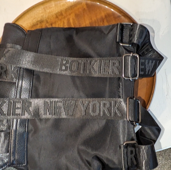 Mini Botkier Black Vinyl and Cloth Backpack in Great Condition - Picture 7 of 7